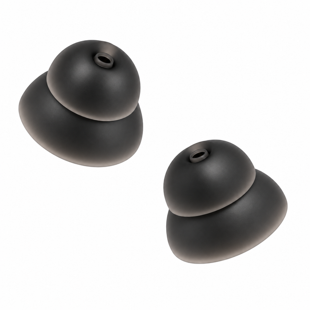 Dark gray double-flange replacement domes
